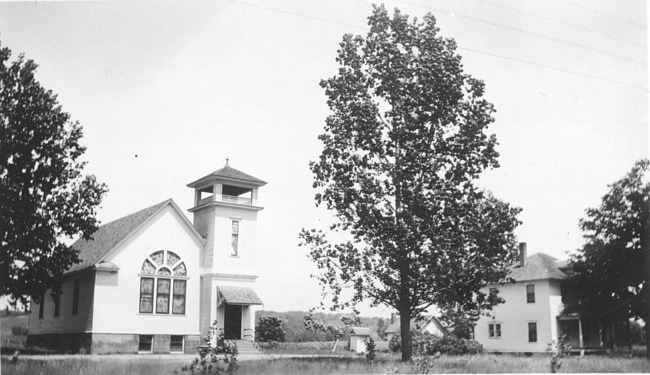 Church with house