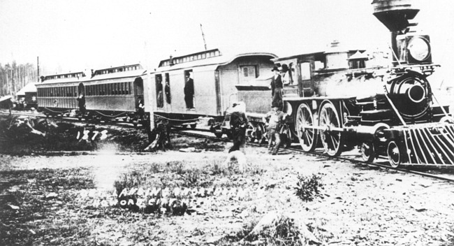 First train into Howard City