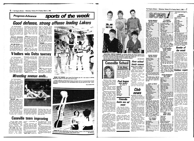 Clippings from The progress advance. Vol. 90 no. 35 (1988 February 24)