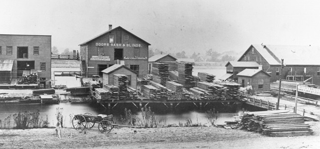 Reuben Wheeler's Lumber Mill