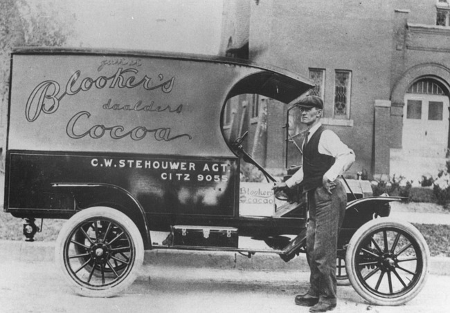 Stehouwer Delivery Truck, Broadway Ave