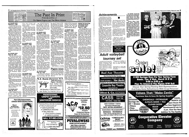 Clippings from The progress advance. Vol. 91 no. 35 (1989 February 22)