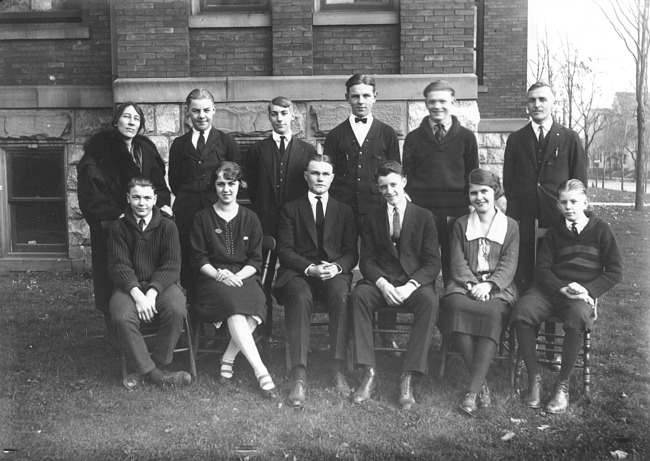 Students and Faculty of Grand Rapids Christian High School