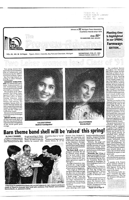 Clippings from The progress advance. Vol. 93 no. 36 (1991 February 27)