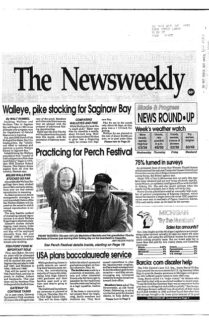 Clippings from The newsweekly. (1993 April 13)