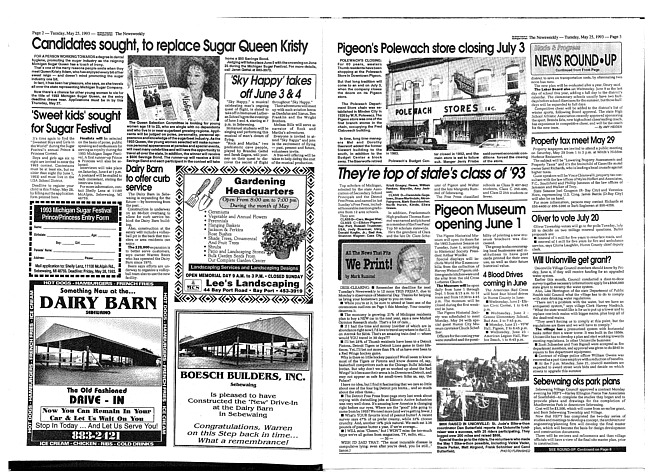 Clippings from The newsweekly. (1993 May 25)