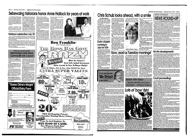 Clippings from The newsweekly. (1993 June 8)