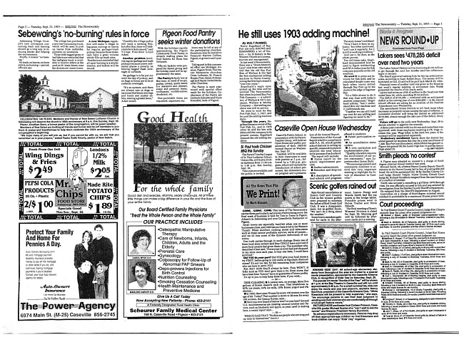 Clippings from The newsweekly. (1993 September 21)