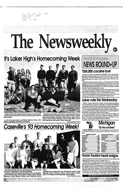 Clippings from The newsweekly. (1993 September 28)