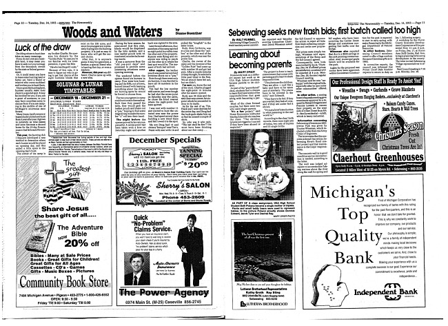 Clippings from The newsweekly. (1993 December 14)
