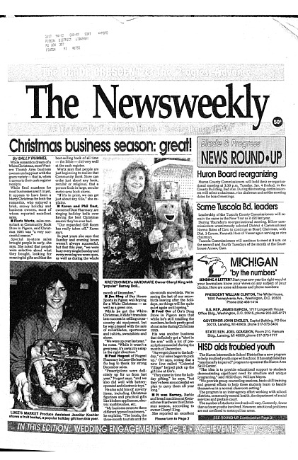 Clippings from The newsweekly. (1994 January 4)