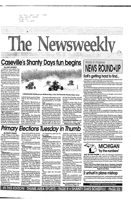 Clippings from The newsweekly. (1994 February 15)