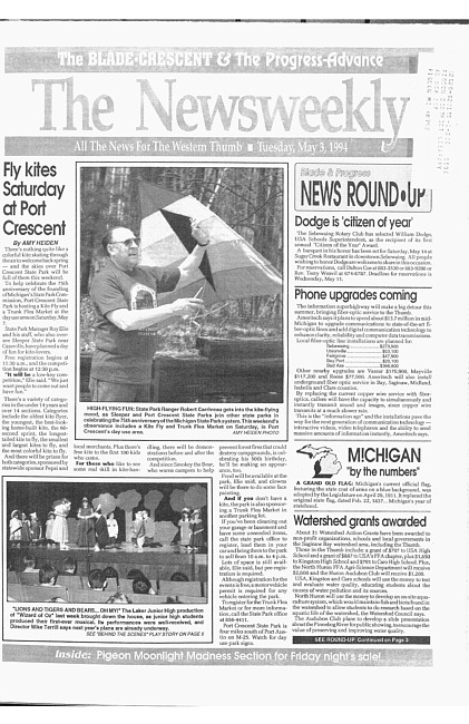 Clippings from The newsweekly. (1994 May 3)