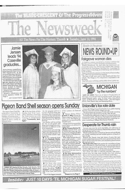 Clippings from The newsweekly. (1994 June 14)