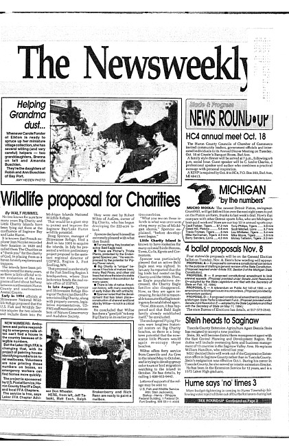 Clippings from The newsweekly. (1994 October 4)