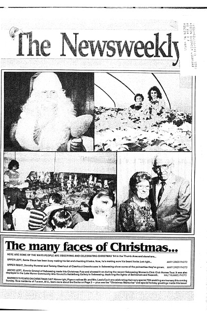 Clippings from The newsweekly. (1994 December 20)