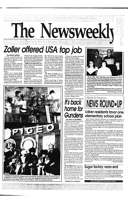 Clippings from The newsweekly. (1995 January 17)