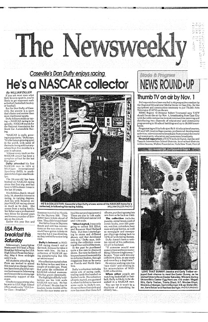 Clippings from The newsweekly. (1995 May 2)
