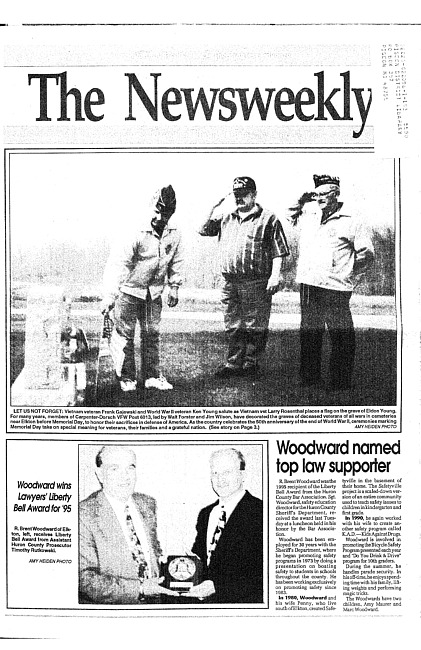 Clippings from The newsweekly. (1995 May 23)