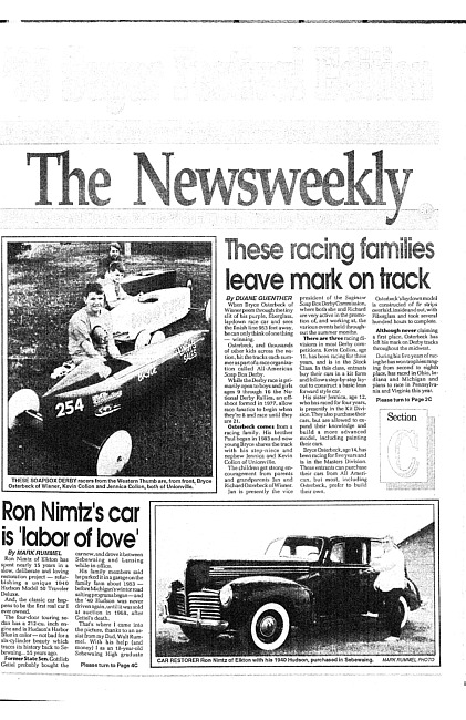 Clippings from The newsweekly. (1995 June 20)