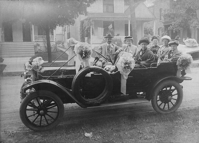 Car from parade, Lansing, Michigan