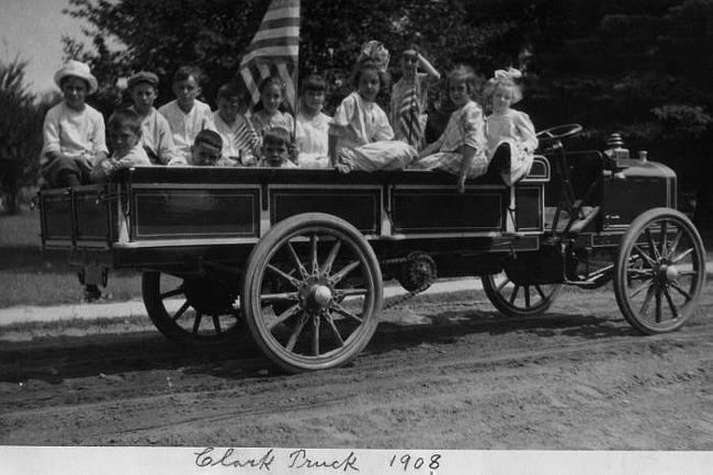Clark truck 1908, Lansing