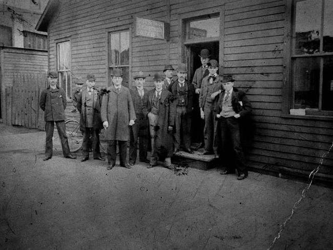 Western Union Telegraph office 1888, Lansing
