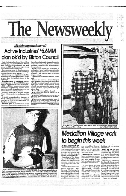 Clippings from The newsweekly. (1995 October 17)