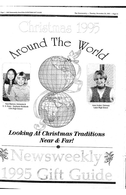 Clippings from The newsweekly. (1995 November 28)
