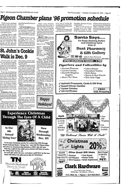 Clippings from The newsweekly. (1995 November 28)