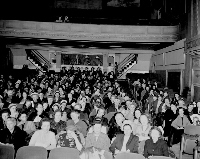 Interior of Penniman Allen Movie Theater, April 1950