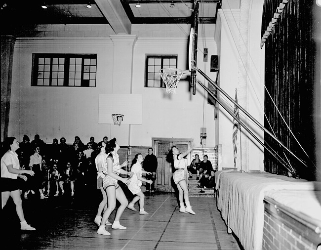 Daisy Manufacturing Company Girl's Basketball Game, 1950