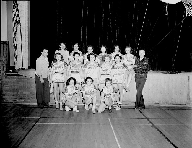 Daisy Manufacturing Company Girl's Basketball Team, 1950
