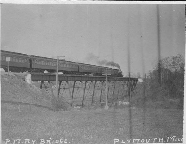 Pere Marquette Train & Trestle over the Rouge River