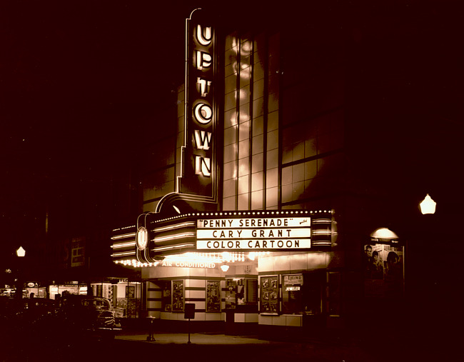 Uptown Theatre - night view