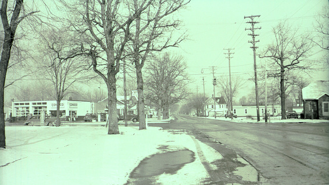 Lovers Lane looking north across Cork Street