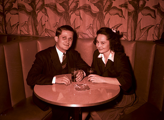 Unidentified Couple-Seated (1941-1945)