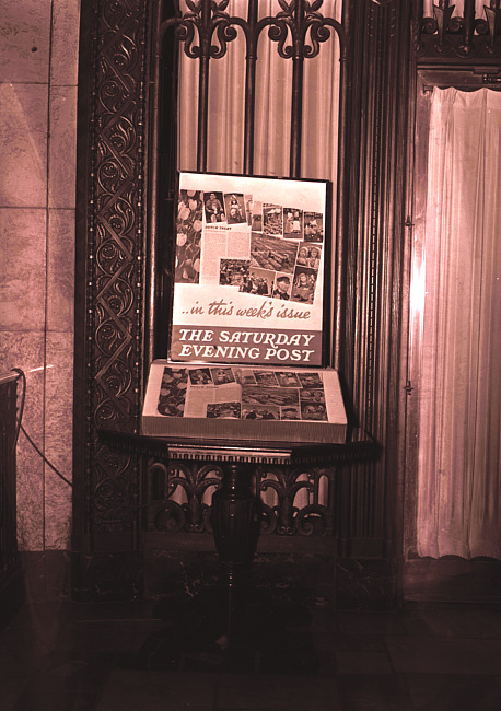 Saturday Evening Post Advertising Display