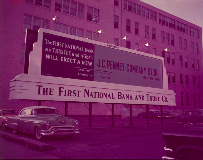 J.C. Penny Company Construction Billboard