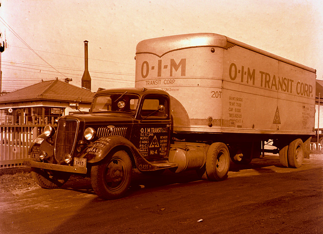O-I-M Transit Corporation Tractor Trailor Rig