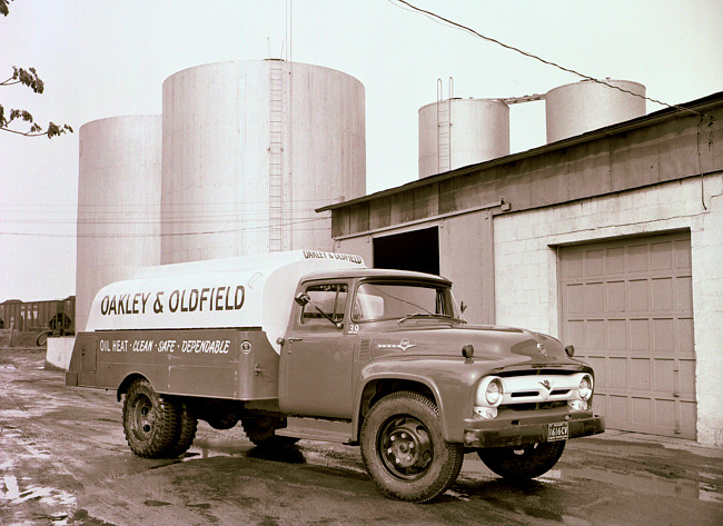 Oakley and Oldfield Oil Heat Company Tanker Truck
