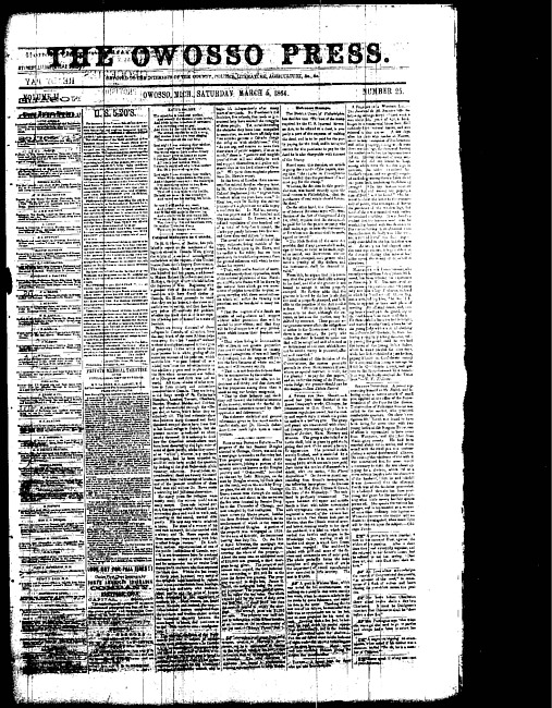 The Owosso Press. (1864 March 5)