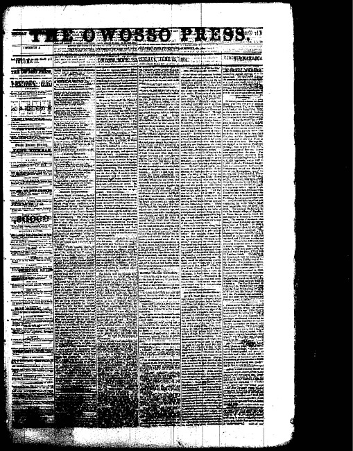 The Owosso Press. (1864 June 25)