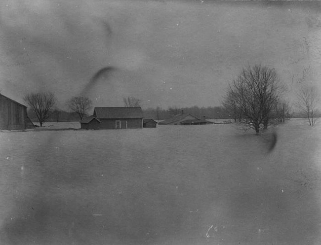 Flood, North Lansing, 1904