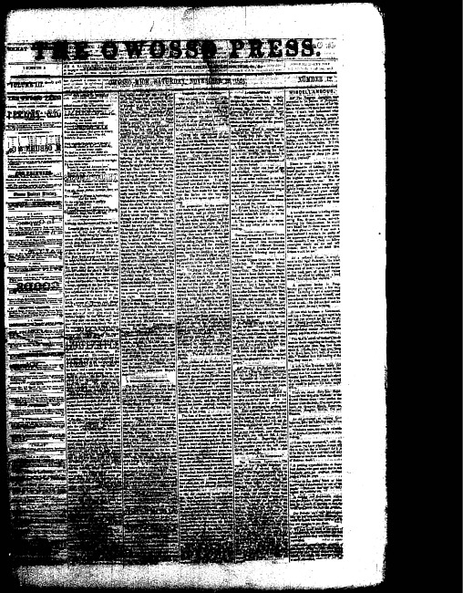 The Owosso Press. (1864 November 26)