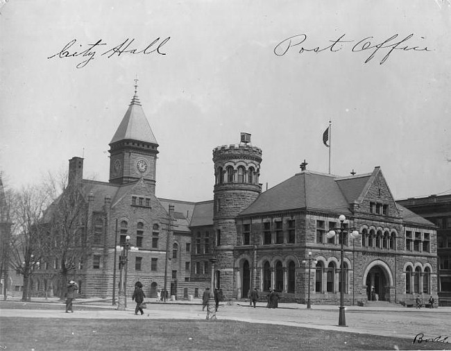 City Hall and Post Office, Lansing
