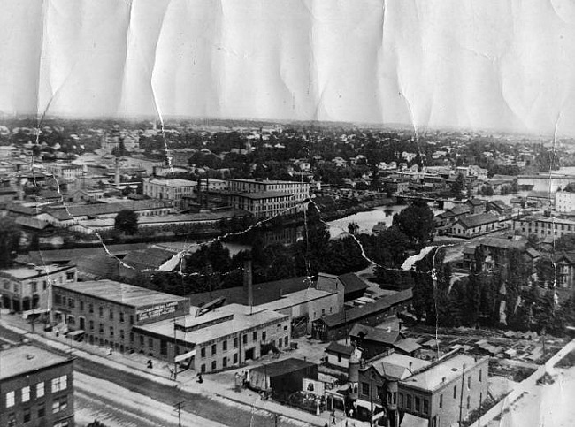 From Standpipe, Looking Northeast, Lansing