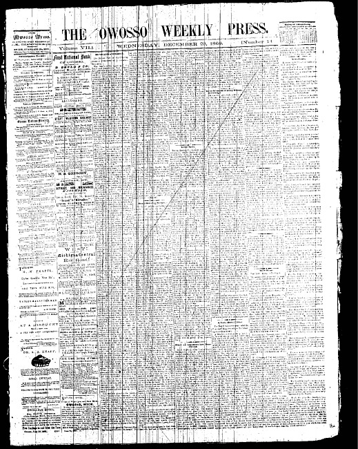 The Owosso Weekly Press. (1868 December 23)