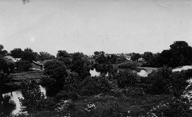 Grand River Looking East from Washington Avenue, Lansing