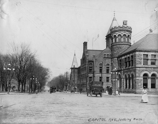 View of Capitol Avenue Looking North, Lansing
